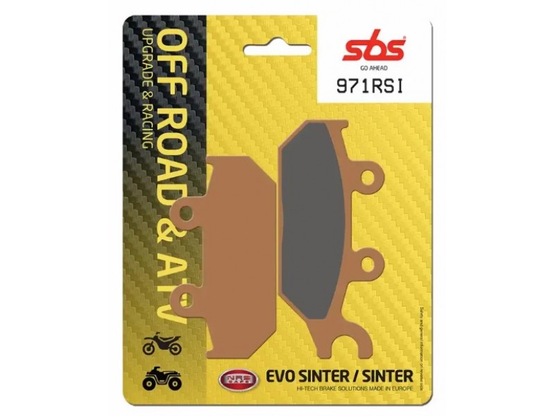 Тормозные колодки SBS Racing Brake Pads, EVO Sinter/Sinter 971RSI